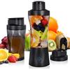 Zoelele Smoothie Maker to go Weiß, 700 ml Leggero Frullatore Portatile, Mini Frullatore Portatile Elettrico, per Frullati, Trita Ghiaccio e Frutta Congelata (Nero)