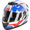 ACERBIS Casco Modulare Acerbis Serel 2206 Bianco Blu Rosso