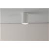 Plafoniera LED GU10 e GU5.3 Rotonda in Gesso Pitturabile Ø70x110mm Gesso