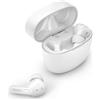 PHILIPS Auricolari Bluetooth con Microfono Wireless, Resistenti al Sudore, 18 Ore di Riproduzione, Morbidi e Confortevoli Earbuds, Auricolari TAT2206WT/00, Bianco (White)