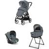 L'INGLESINA BABY SPA(P.INFANZI Inglesina Electa Trio Sistema Modulare Con Seggiolino Auto Darwin Isize colore Union Grey