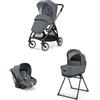 L'INGLESINA BABY SPA(P.INFANZI Inglesina Electa Trio Sistema Modulare Con Seggiolino Auto Darwin Recline colore Union Grey