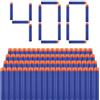 ZWOOS Dardi Proiettili per Pistola Nerf N Strike Elite Blaster Ricambio 400 Pezzi Munizioni Ricarica Compatibili Freccette per Series Blasters Giocattolo per Bambini (Blu Bianco)