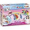 CRAZE Splash Beadys Galupy Perline per Braccialetti Bambini, Perline d'Acqua Colorate a Forma di Unicorno, Kit Braccialetti Fai da Te Bambina, Perline Senza Ferro, Water Beads