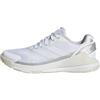 adidas Donna Crazyquick Lightstrike Padel Shoes, Ftwr White/Ftwr White/Zero Met., 36 2/3 EU