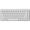 LOFREE Flow84 Tastiera meccanica a basso profilo, 75% ricaricabile, tastiere wireless con Bluetooth e collegamento via cavo per Windows, Mac OS/Ghost Linear Switches, layout USA argento
