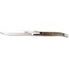SALVINELLI Coltello bistecca seghettato cottage salvinelli in acciaio forgiato con manico in legno cm 22,8 (6 pezzi) - Acciaio Inox Forgiato,pom - Acciaio,marrone Effetto Legno