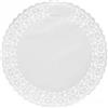 Pizzi tondi in carta bianca cm 10 (250 pezzi) - Bianco - Carta