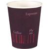 DUNI Bicchiere cappuccino coffee quick in carta marrone cl 35 (50 pezzi) - Marrone - Pap/pe,cartone