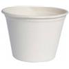 Coppetta contenitore monouso per soupe zuppa in polpa 14 cl (50 pezzi) - Bianco - Polpa Vegetale
