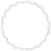 Sottobicchieri in carta bianca e oro cm 9 (250 pezzi) - Bianco - Carta