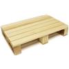 Piatto pallet in legno cm 20x13 - Legno - Naturale