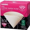 HARIO Filtri caffè americano in carta marrone (100 pezzi) - Carta - Beige
