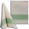 Tovagliolo kitchen in cellulosa champagne e verde cm 30x40 (50 pezzi) - Spunlace (70% Cellulosa) - Champagne,verde