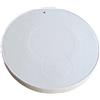 Coperchio in carta bianca cm 8 (50 pezzi) - Bianco - Cartone
