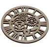 THE BARS Sottobicchiere tondo clock in legno cm 10 (10 pezzi) - Naturale - Legno Di Faggio