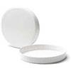Coperchio in cartoncino bianco cm 9,2 (50 pezzi) - Bianco - Cartone