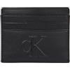 Calvin Klein Donna Porta Carte Sculpted Cardcase Piccolo, Nero (Black), Taglia Unica