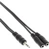 InLine 24082 Cavo Audio Sdoppiatore Y, Nero