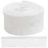 Aerzetix - Nastro sbieco ripiegato 4.5m x 30mm - 97% Cotone 3% Lycra - Colore Bianco - per Cucito Creativo e Decorazioni Tessili