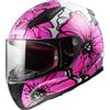 LS2, Casco Moto Integrale RAPID II POPPIES Black Pink, M