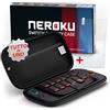 NEROKU Custodia Per Nintendo Switch 2 I Set con Custodia Rigida, Pellicola in Vetro Temperato, e Porta Giochi con 12 Posti I Accessori Per Nintendo Switch 2025 I Protezione per Gadget Nintendo Switch