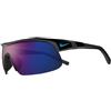 Nike Show X1 Occhiali, 5818010 Black/Blue Mirror Lens, Taglia Unica Unisex-Adulto