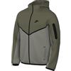 Nike Felpa da Uomo con Cappuccio e Zip Tech Fleece Verde Taglia XL Codice HV0949-222