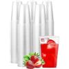 Generico Bicchieri di Plastica Trasparente, 200 ml, Set 1000 Pezzi, Usa e Getta per Acqua e Bevande