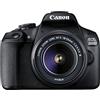 Canon EOS 2000D + Obiettivo EF-S 18-55mm III Fotocamera DSLR Facile da Usare con Obiettivo Versatile, Ideale per Ritratti e paesaggi