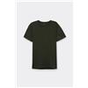 Tezenis T-shirt In Cotone Organico Elasticizzato Uomo Verde