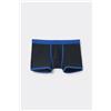 Tezenis Boxer In Cotone Bicolore Uomo Nero