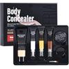 VANERIA Set correttore per il corpo, copertura del tatuaggio, impermeabile e durevole, per tatuaggi e cicatrici, macchie e vitiligine, 283 g
