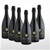 Luvit & Lumoè | Prosecco Brut D.O.C. Treviso | Confezione idea regalo 06 Bottiglie da 750 ml | Vino bianco secco spumante | Alc. 11% | Offerta vino originale Premium.