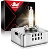 WinPower D5S Xenon Lampada 35W 4300K HID Auto Fari Lampadine Bianco Caldo Base Metallica Completa Lampadina 12 V Ricambio Kit, 1 Bulbi