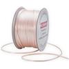 KLTRIBBON Cordoncino in raso rosa da 2 mm, per la creazione di gioielli, bracciali, collane, filo per perline, macramè, kumihimo, nodi cinesi, 50 metri