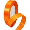 HONGCI 22m Nastro Arancia 15mm,Nastro Raso Nastrino Bordeaux Nastri Regalo Nastro Satin,Fiocco Nastro per Pacchi Regalo,Artigianato,Bomboniere,Bouquet,Natale,Feste di Compleanno Matrimoni Decorazioni