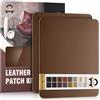 OAZ Kit di Riparazione in Pelle Marrone caramello, 28×21 cm Nastro Adesivo in Pelle, Pelle Adesiva per Riparazioni Patch di Riparazione in Pelle per Divani, Automobili, Reclinazioni, Borse, Tappezzeria