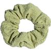 Blausky 6 elastici per capelli in tessuto, per capelli e donne, colore verde erba