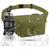 REETEE Marsupio Uomo Donna Impermeabile Marsupio Sportivo con Portaborraccia, Marsupio Trekking per Corsa, Campeggio, Viaggio, Escursionismo e Outdoor Sportivo (arancione)