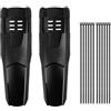 LightBeacon Parafango MTB, 2 Pezzi Parafango Bicicletta, con 12 Fascette Cavi, Parafango Universale per Bicicletta, Quick Release, per Mountain Bike, Corsa