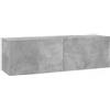 vidaXL Mobile Porta TV Credenza Consolle HiFi Madia Mobiletto Arredo unità Multimediale Armadietto Basso in Truciolato Grigio Cemento 100x30x30 cm