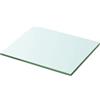 vidaXL Mensola in Vetro Temperato 20x25 cm Trasparente Ripiano Lastra Scaffale