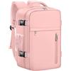 OTAHGK Zaino da Viaggio 40 × 20 × 25 per Ryanair, Bagaglio a Mano Sotto il Sedile Aereo Borsa da Cabina Voli Zaini Casual Valigia Ufficio Scolastico Lavoro Borse Adatto a Laptop da 14 pollici-Rosa