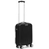 R Roncato Trolley Cabina Bagaglio a Mano Serie Flight, Ideale per Voli Low Cost 55cm, in ABS 100%, Colore Nero