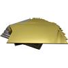 KITCHENDREAM your castle Cake Board, set piatto torta quadrato in oro e argento in cartone, spessore 3 mm, in varie quantità per servire e trasportare, anche per buffet