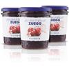 Zuegg, Confettura Extra di Ciliegie I Frutteti di Oswald - Contiene 50% di Frutta ogni 100 Grammi, Frutta Raccolta a Mano, Senza Glutine, Prodotto Vegano (3 x 320 grammi)