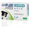 KRKA FARMACEUTICI MILANO Srl Amflee Combo Spot-On Soluzione per Cani 3 Pipette da 1,34ml 10-20kg - Antiparassitario per Cani di Taglia Media, Protezione Contro le Pulci e le Zecche
