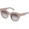 Le Specs AIR HEART - Occhiali da sole da donna CAT-EYE con montatura ad alta protezione UV, Khaki Grad/Oatmeal