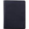 RHODIA 168100C - Portadocumenti NERO - per Bloc-notes e taccuini A5 e A5+ - Dimensioni da chiuso 19,5x25,5 cm - Pochette per tablet - Simil Cuoio Premium